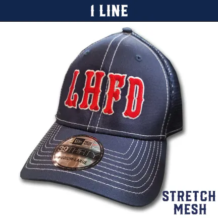 1 Line Custom Hat - New Era Stretch