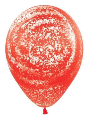 11" Sempertex Graffiti Red Latex Balloons | 50 Count