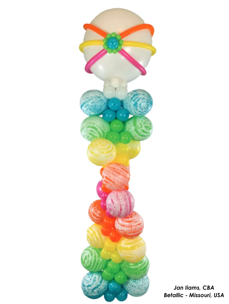 11" Sempertex Graffiti Sky Blue Latex Balloons | 50 Count