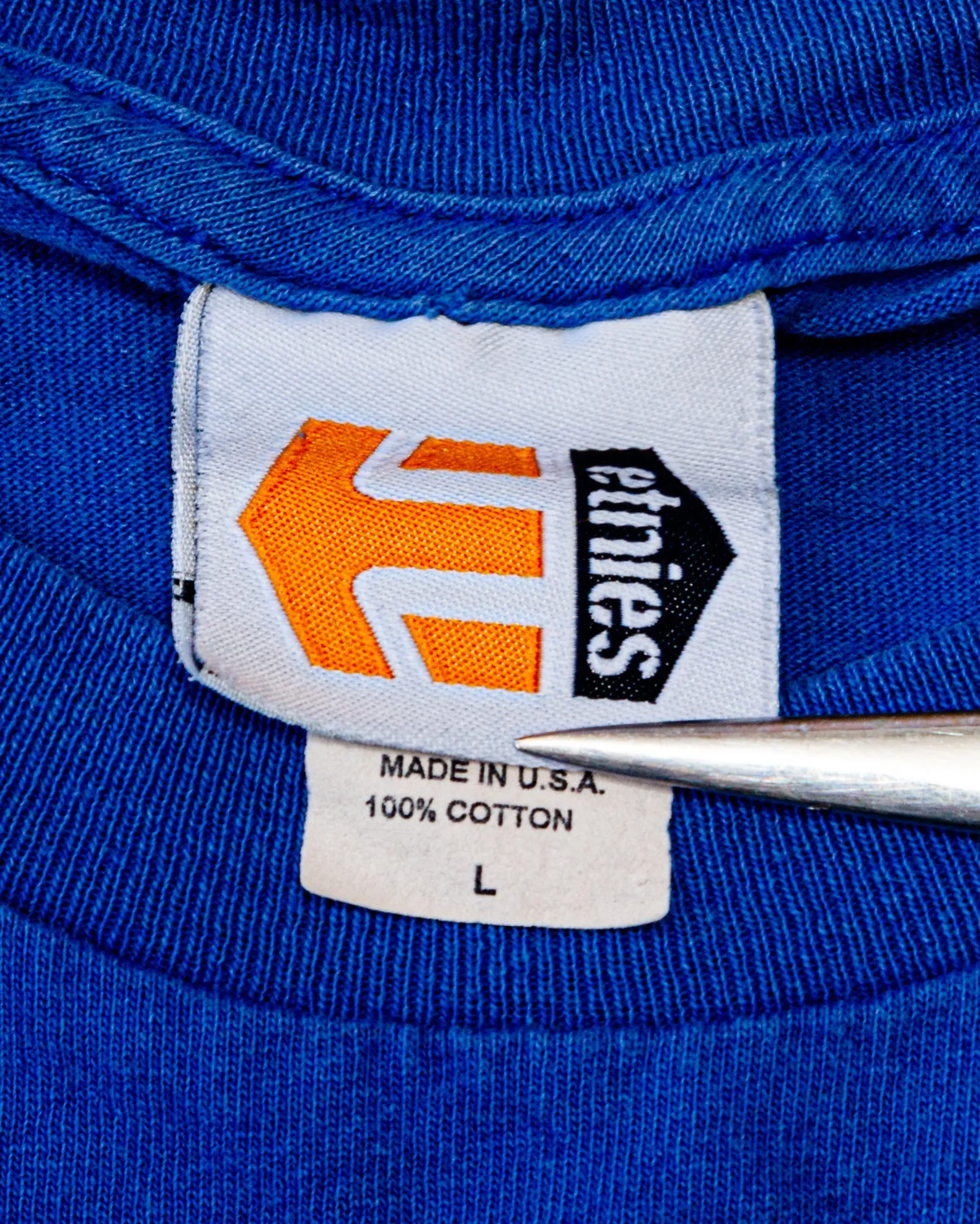 1990s Vintage Etnies Skateboarding Long Sleeve T-Shirt