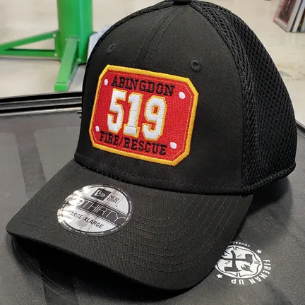 3 Line Passport Custom Hat - New Era Stretch