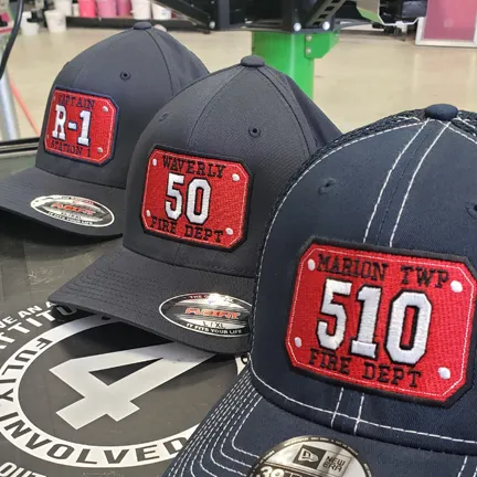 3 Line Passport Custom Hat - New Era Stretch