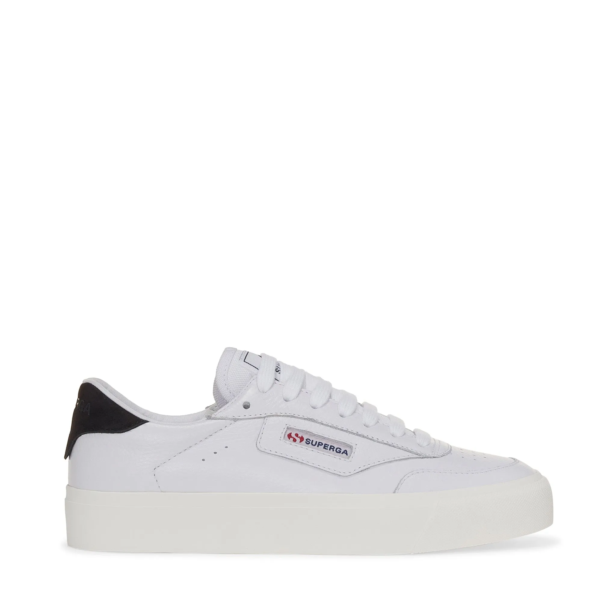 3843 Court Sneakers - White Bristol Black Avorio