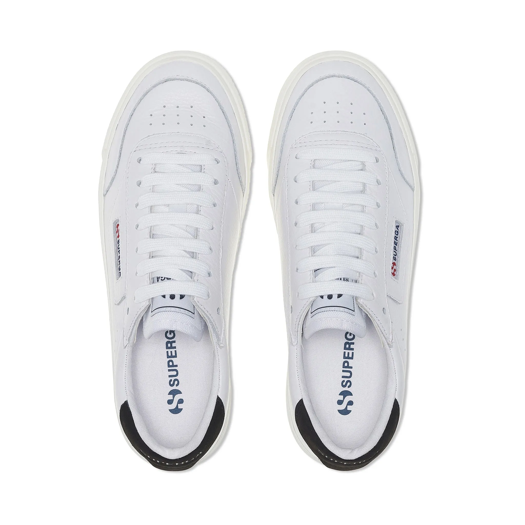 3843 Court Sneakers - White Bristol Black Avorio