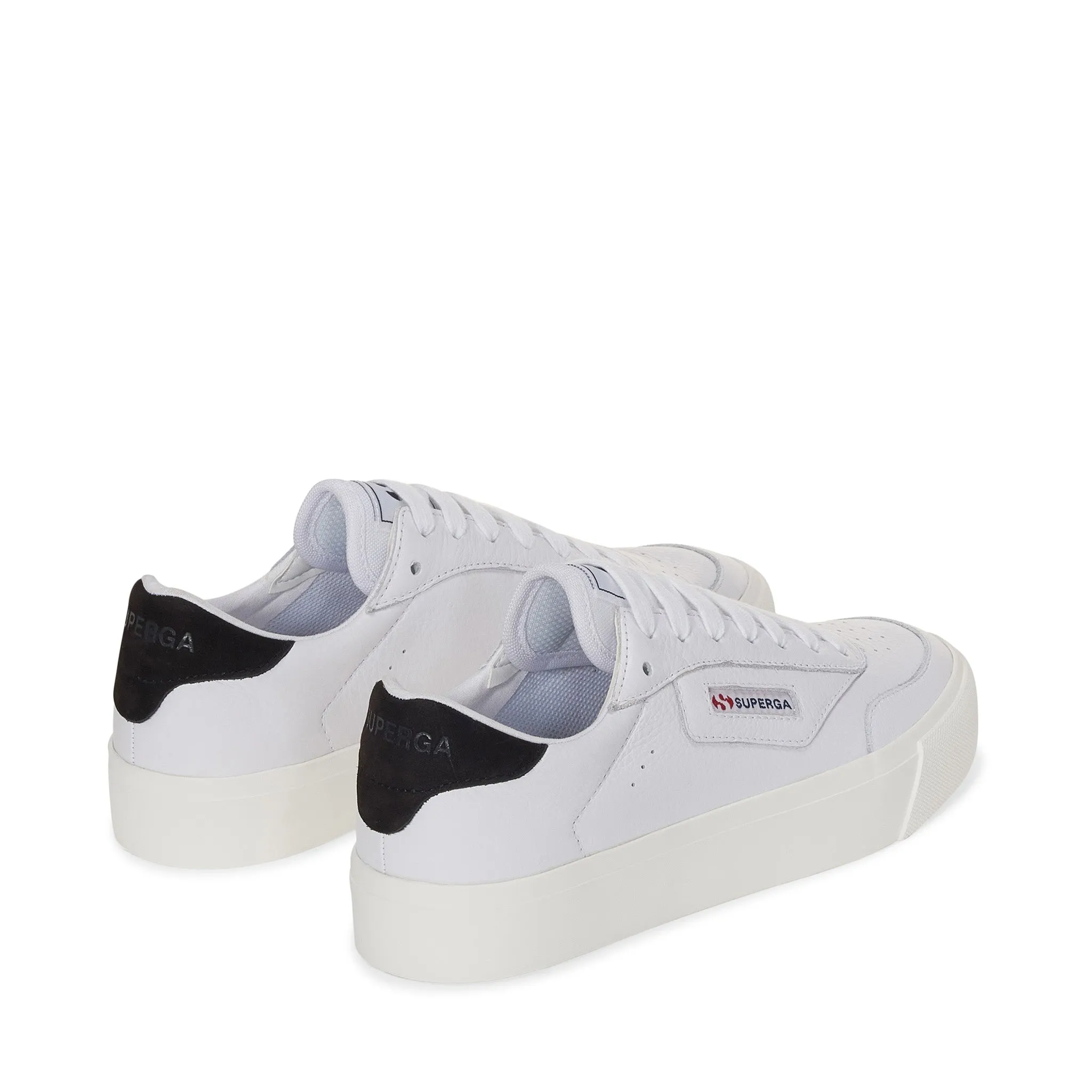 3843 Court Sneakers - White Bristol Black Avorio