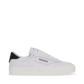 3843 Court Sneakers - White Bristol Black Avorio