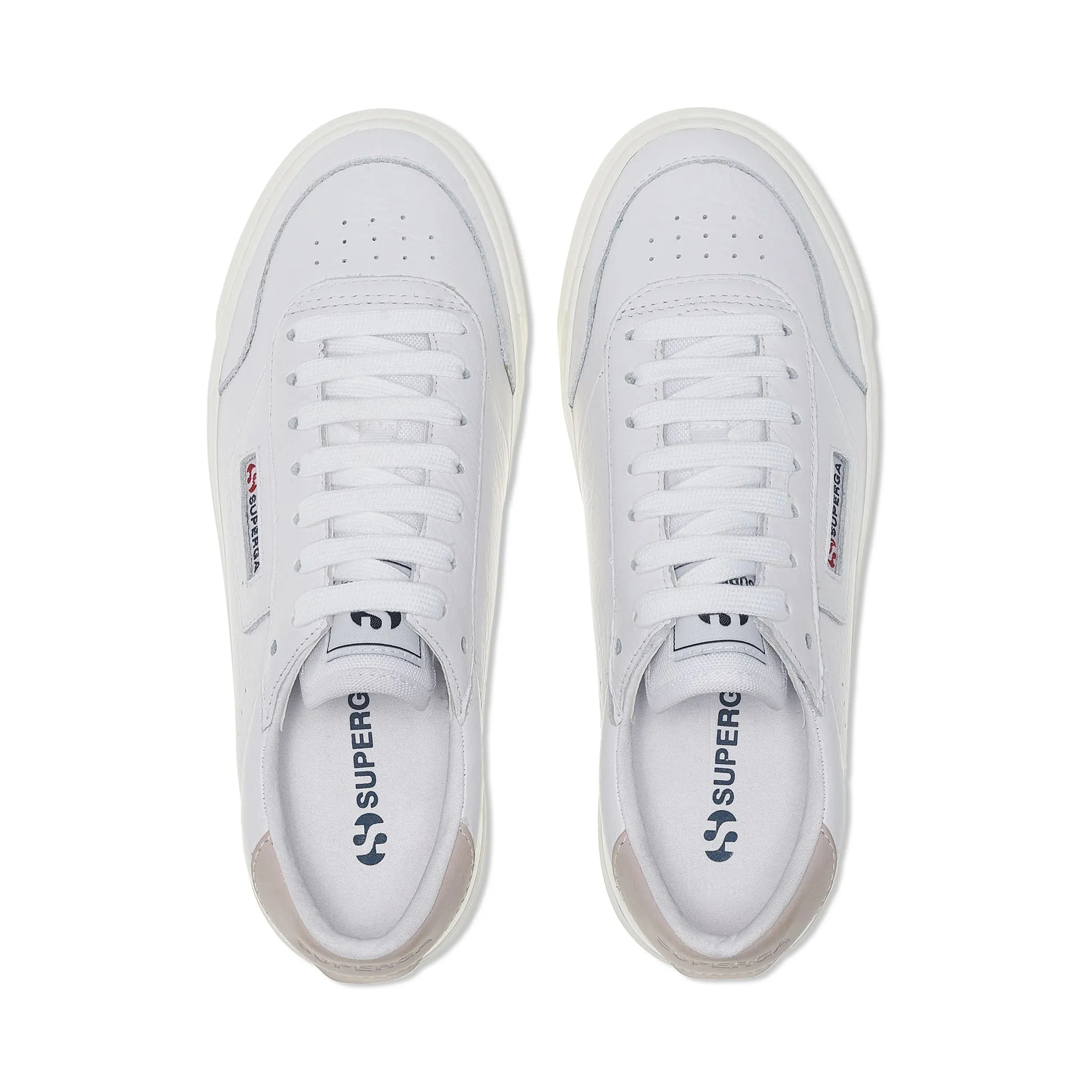 3843 Court Sneakers - White Violet Hushed Avorio