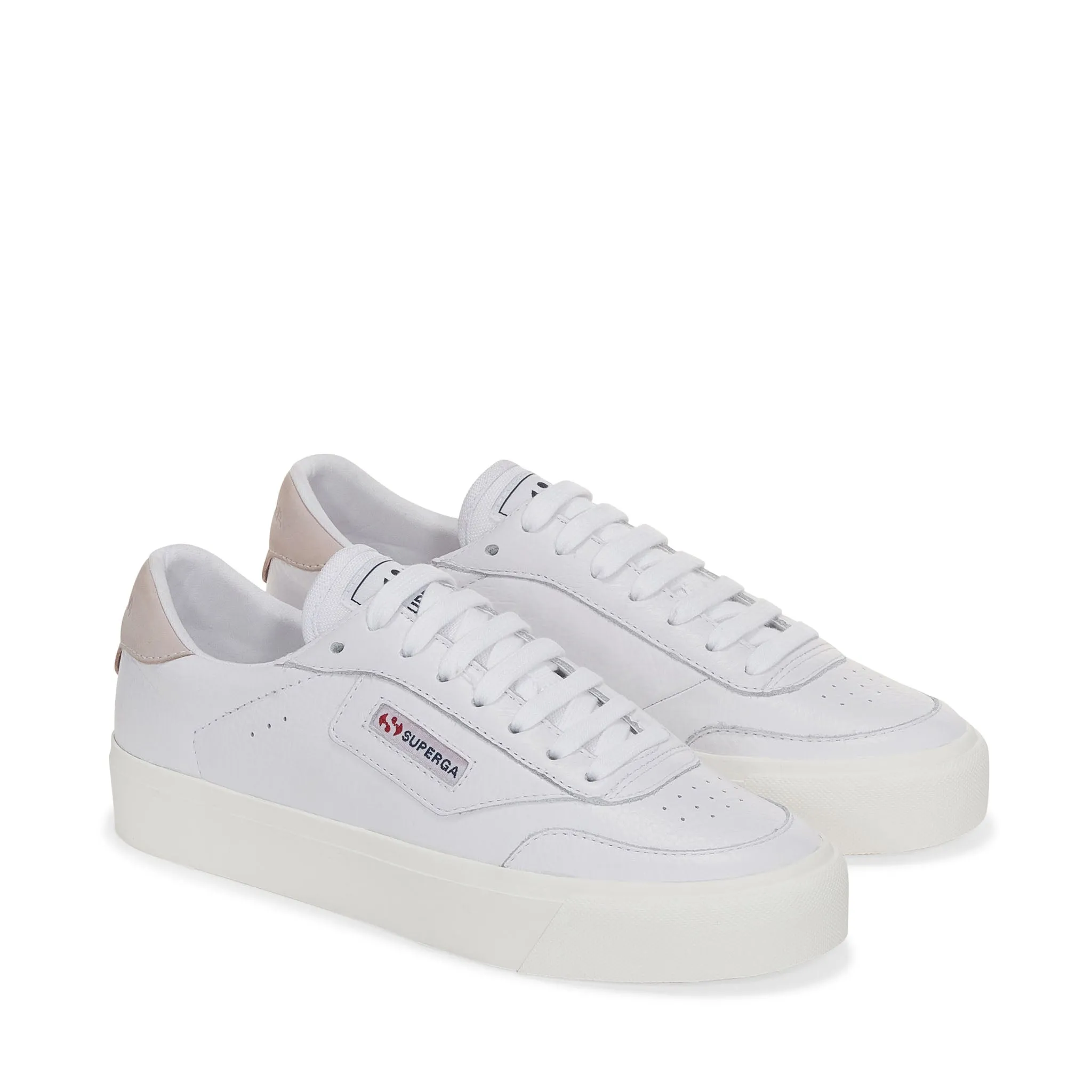3843 Court Sneakers - White Violet Hushed Avorio
