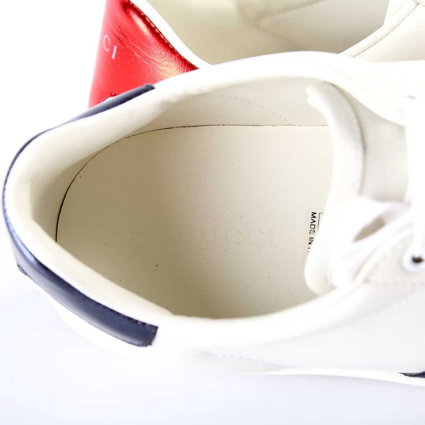 Ace Web Loved Embellished Velcro Leather Sneakers SIze 40