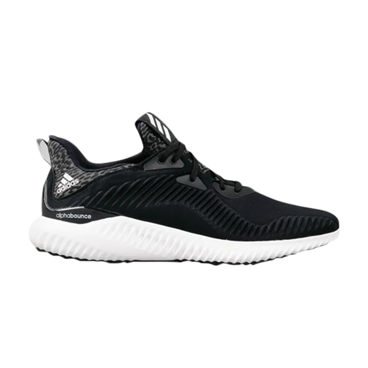Adidas Alphabounce 'Black White' Sneakers, black