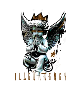 Air Jordan 1 Low OG Mocha White T-Shirt (Graffiti Angel)| illcurrency