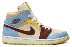 Air Jordan 1 Mid SE Fearless 'Maison Chateau Rouge'