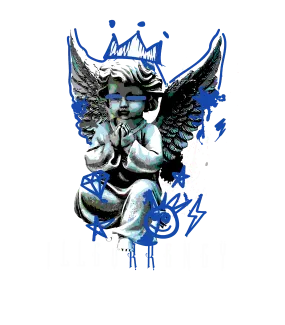 Air Jordan 11 Low “Space Jam” | illcurrency Black T-Shirt (Graffiti Angel)