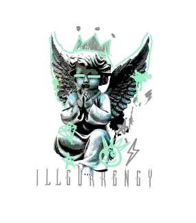 Air Jordan 3 “Green Glow” | illcurrency Black T-Shirt (Graffiti Angel)