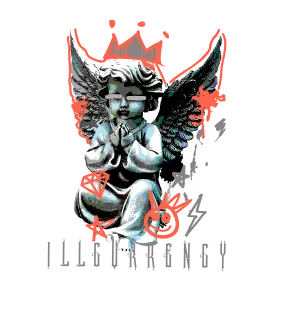 Air Jordan 3 WMNS “Georgia Peach” | illcurrency White T-Shirt (Graffiti Angel)