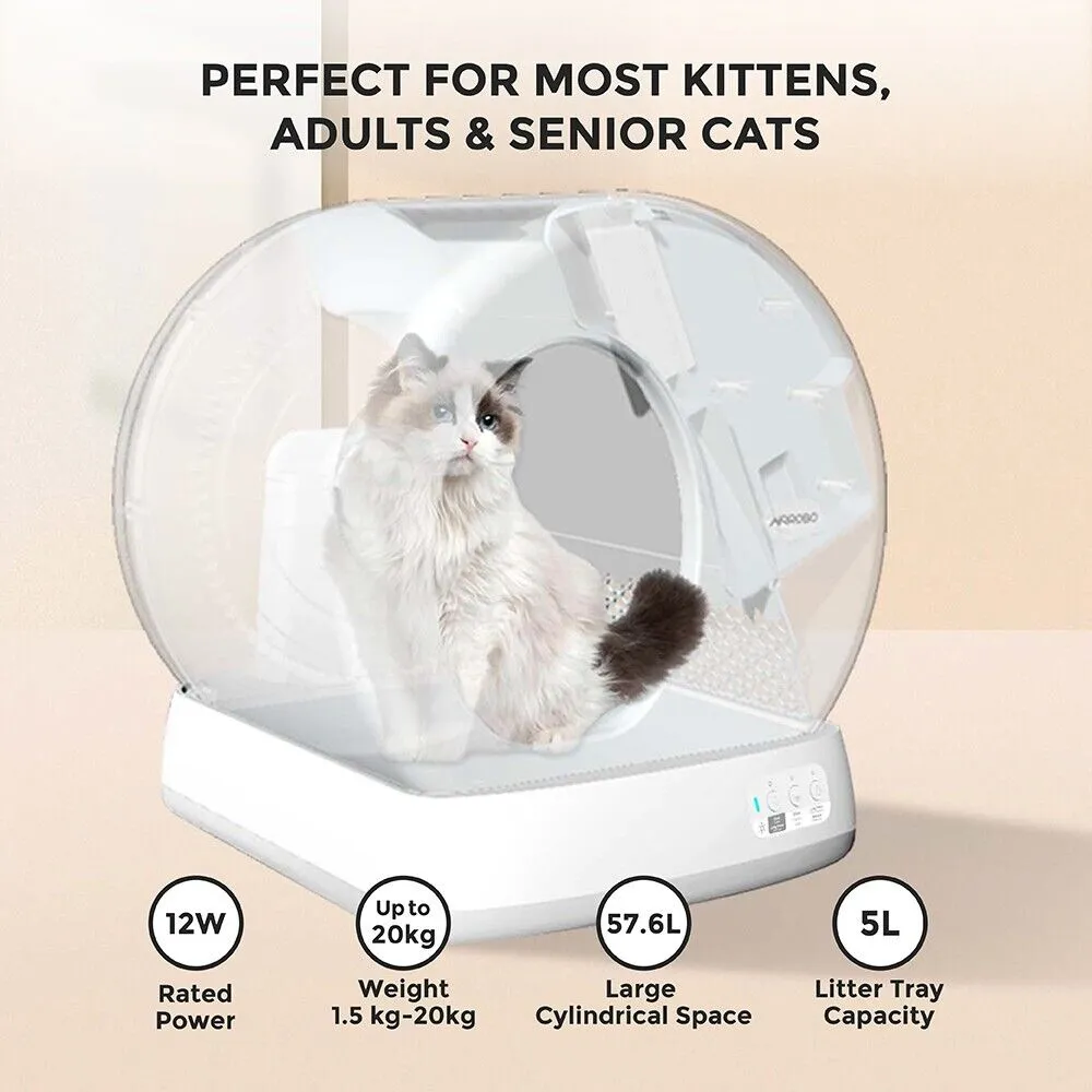 AirRobo Automatic Self Cleaning Cat Litter Tray Box