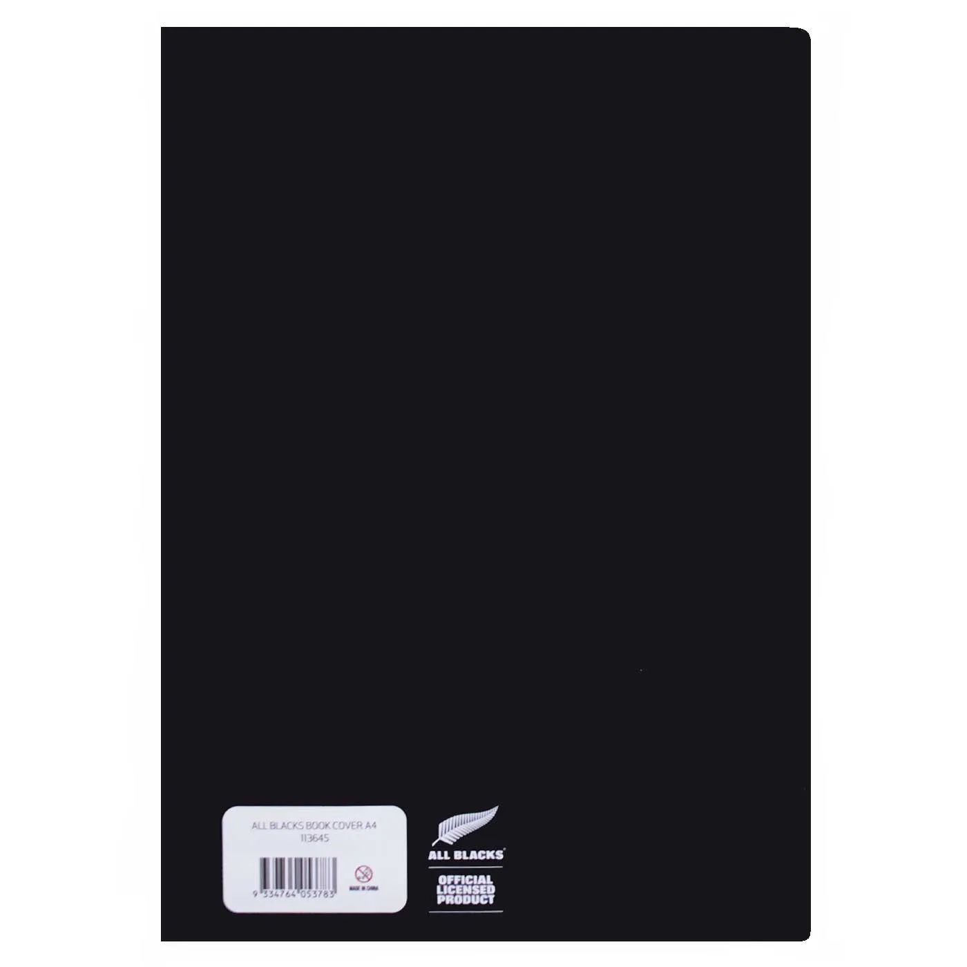 All Blacks Slip-On Book Cover A4