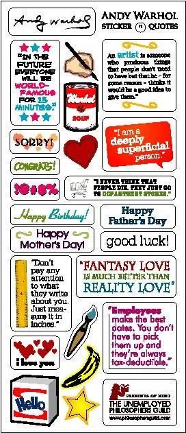Andy Warhol Greeting Card