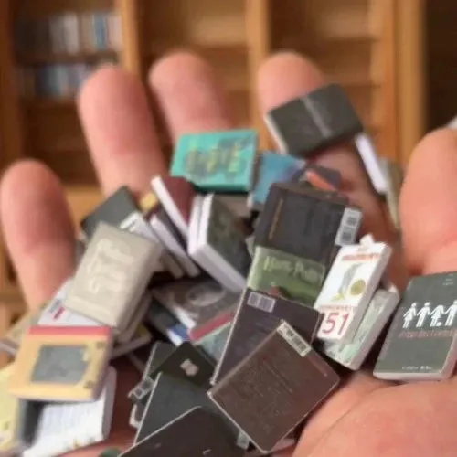 Anxiety Bookshelf with 400 Books