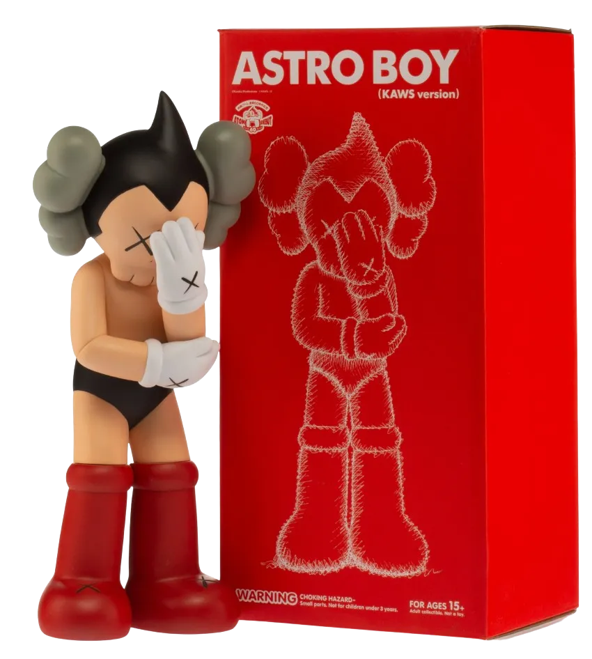 Astro Boy Red Original 1st Edition Art Toy by Kaws- Brian Donnelly