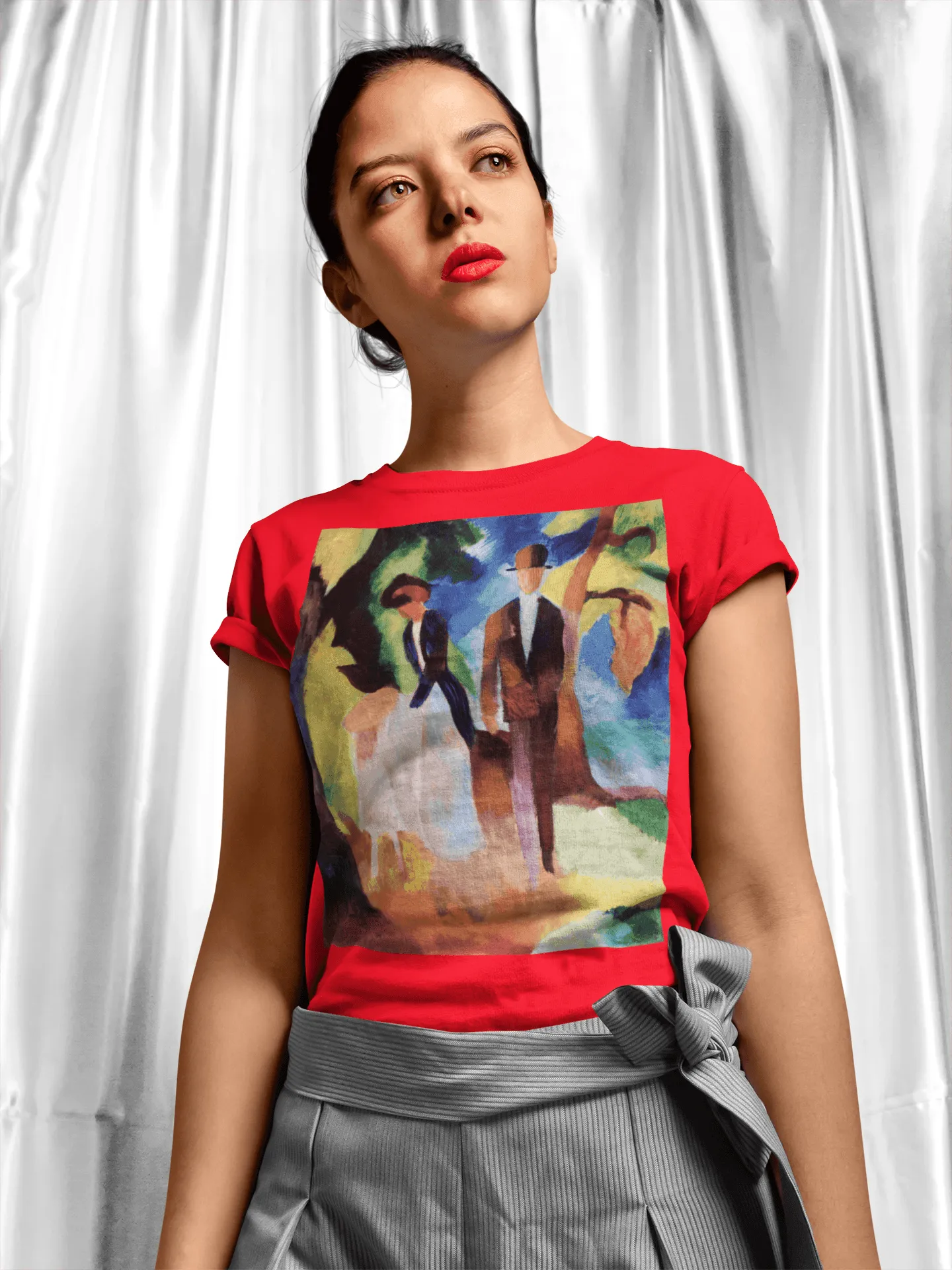 August Macke's People by a Blue Lake T-shirt