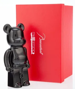 Baccarat Black 200% Be@rbrick Crystal Glass Art Toy by Medicom