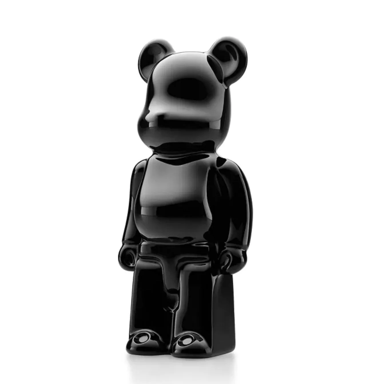 Baccarat Black 200% Be@rbrick Crystal Glass Art Toy by Medicom