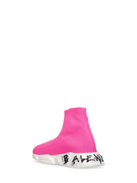 Balenciaga   Speed LT Graffiti recycled knit sneakers 