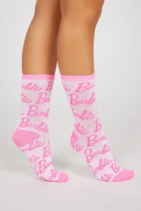 Barbie Girl Era Socks - Pink