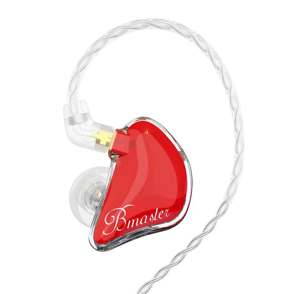 BASN Bmaster Triple Drivers In Ear Monitor Headphones (Yellow)