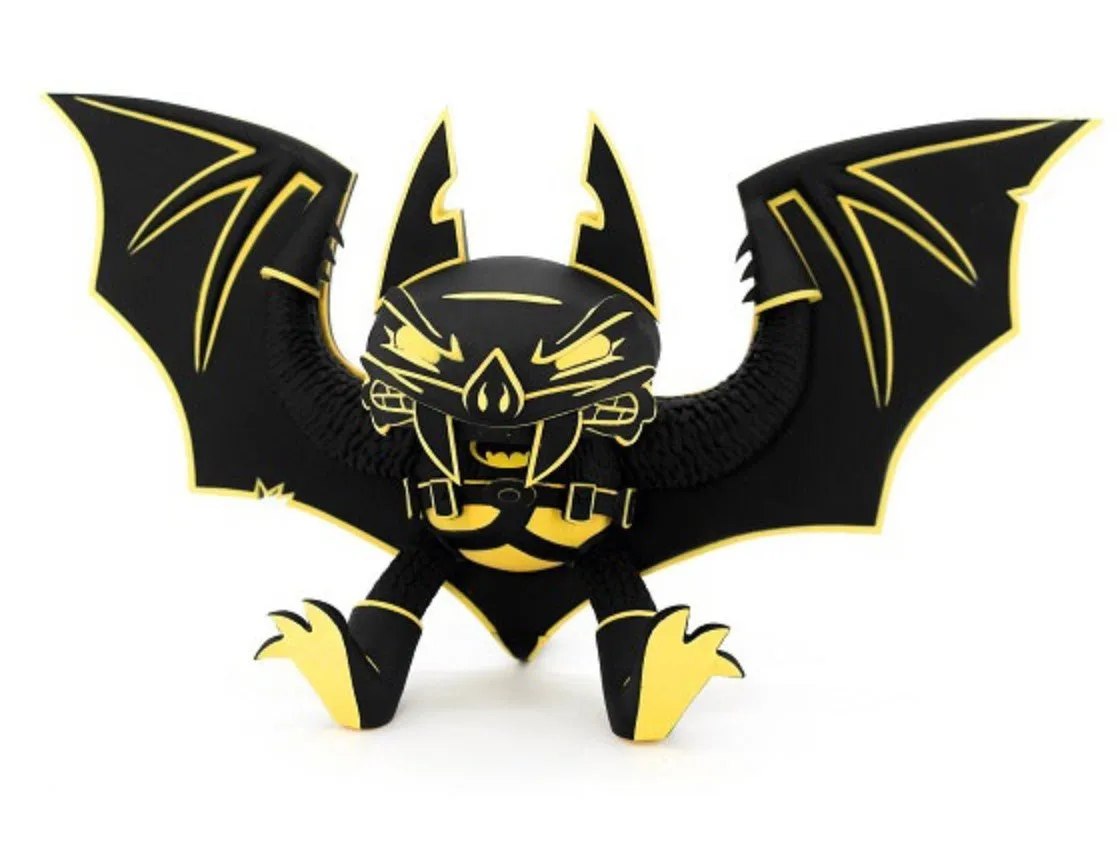 Batman Lava Flow Art Toy by Joe Ledbetter