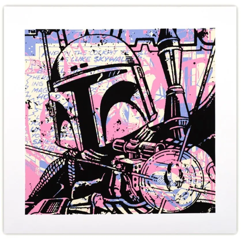 Boba Fett Standard Archival Pigment Print by Marly Mcfly