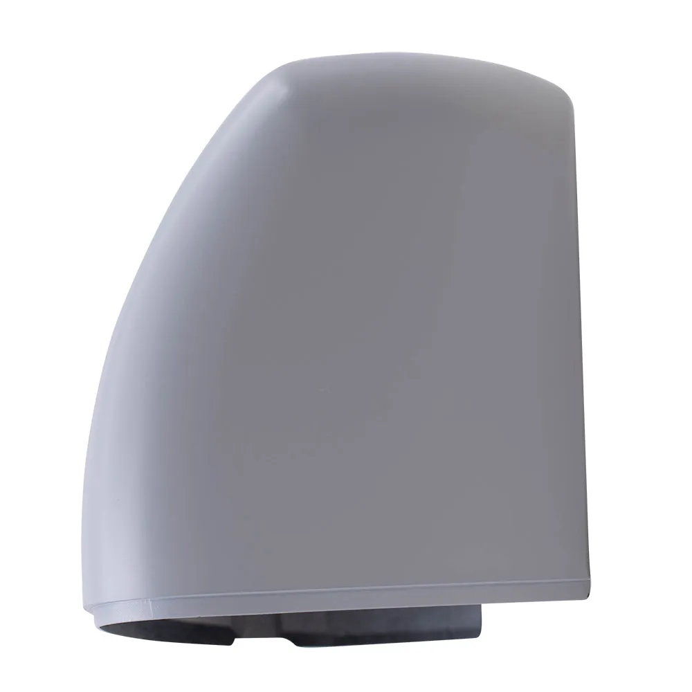 Brock Aftermarket Replacement Driver Left Door Mirror Cover Paint To Match Gray Compatible With 2013-2021 Land Rover Range Rover
