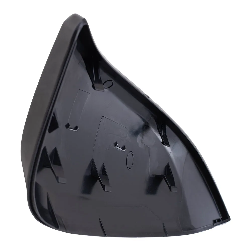 Brock Aftermarket Replacement Driver Left Mirror Cover Paint To Match Black Compatible with 2014-2019 Toyota Highlander