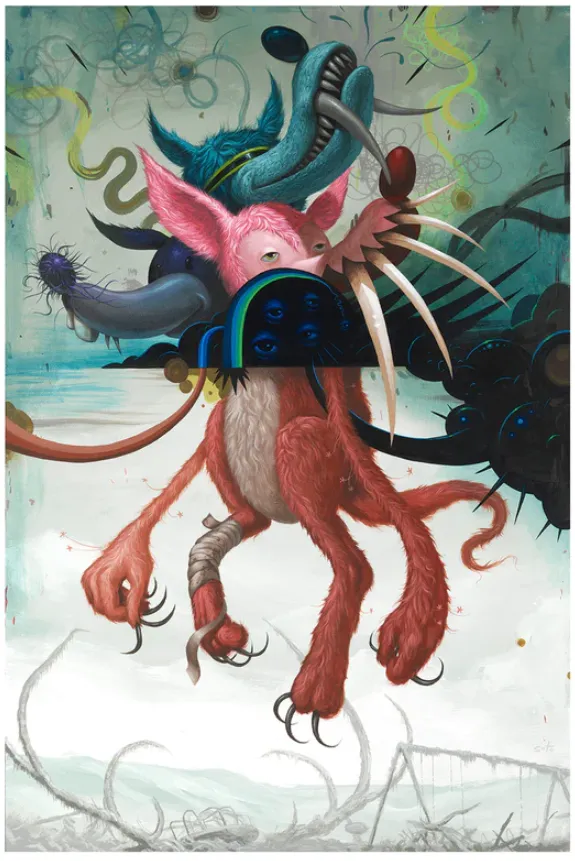 Broken Lithograph Print by Jeff Soto