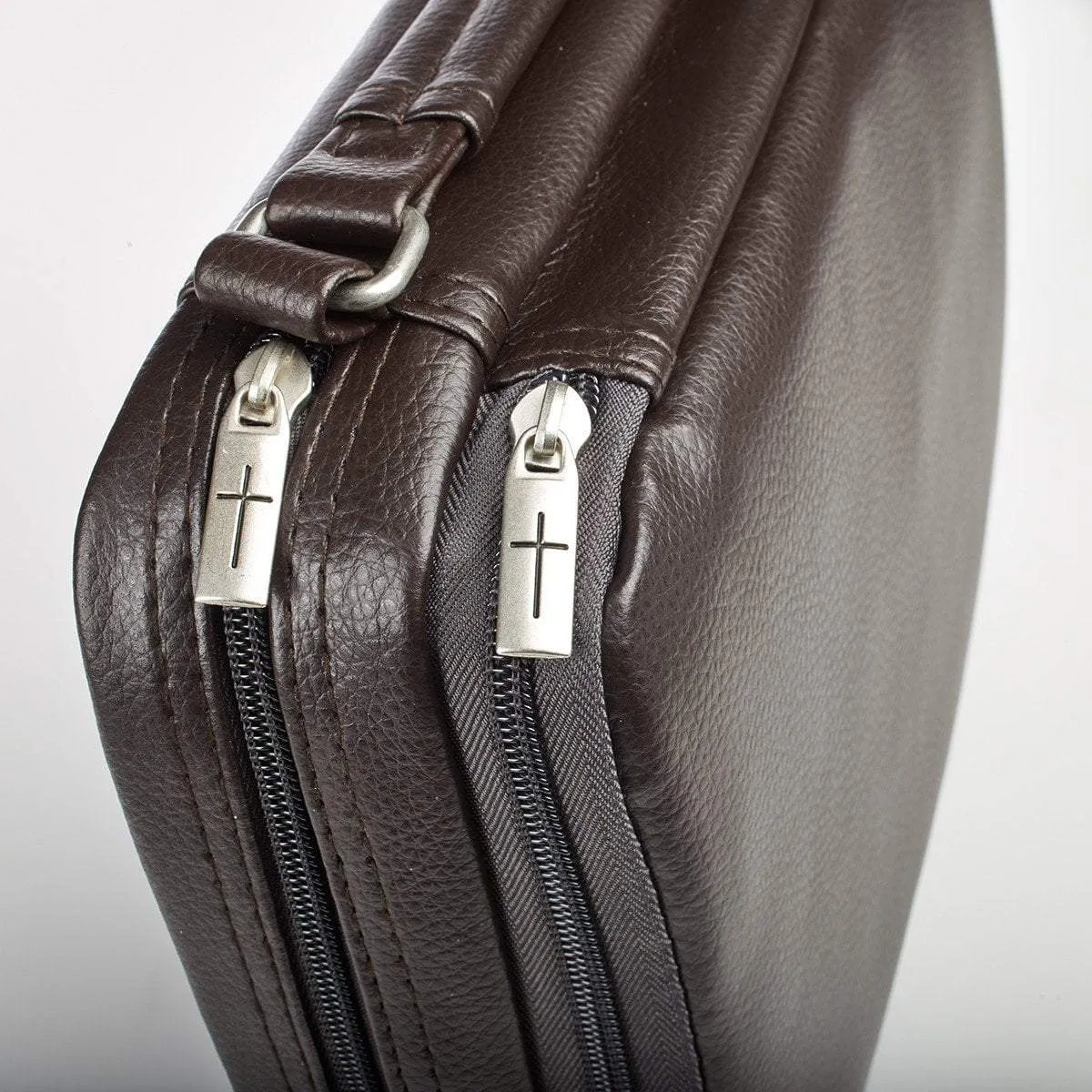 Brown Two-Fold Bible Cover Organizer