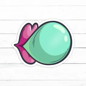 Bubble Gum Sticker | Waterproof Vinyl Decal | 3in