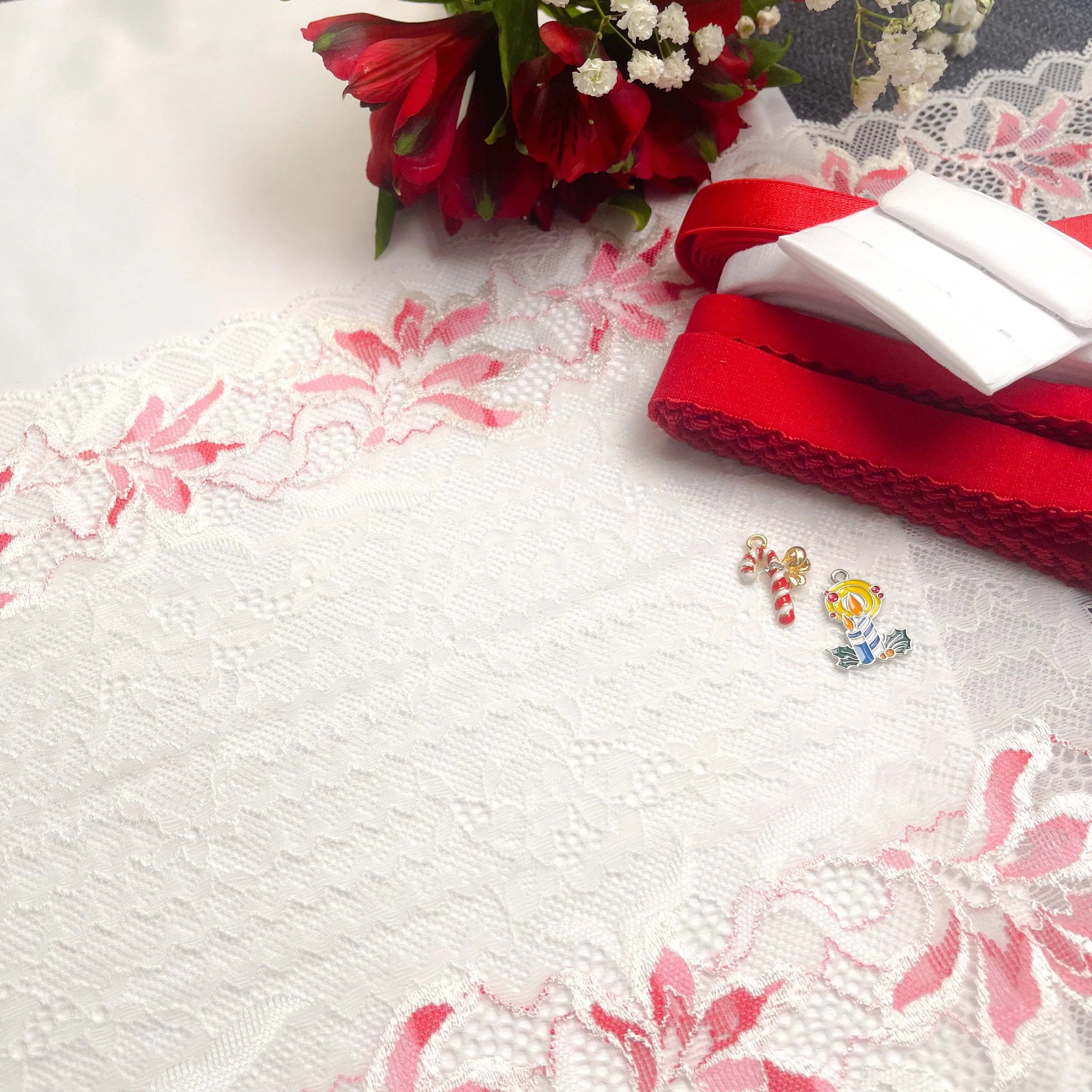 Christmas Candy Lace Bra Kit