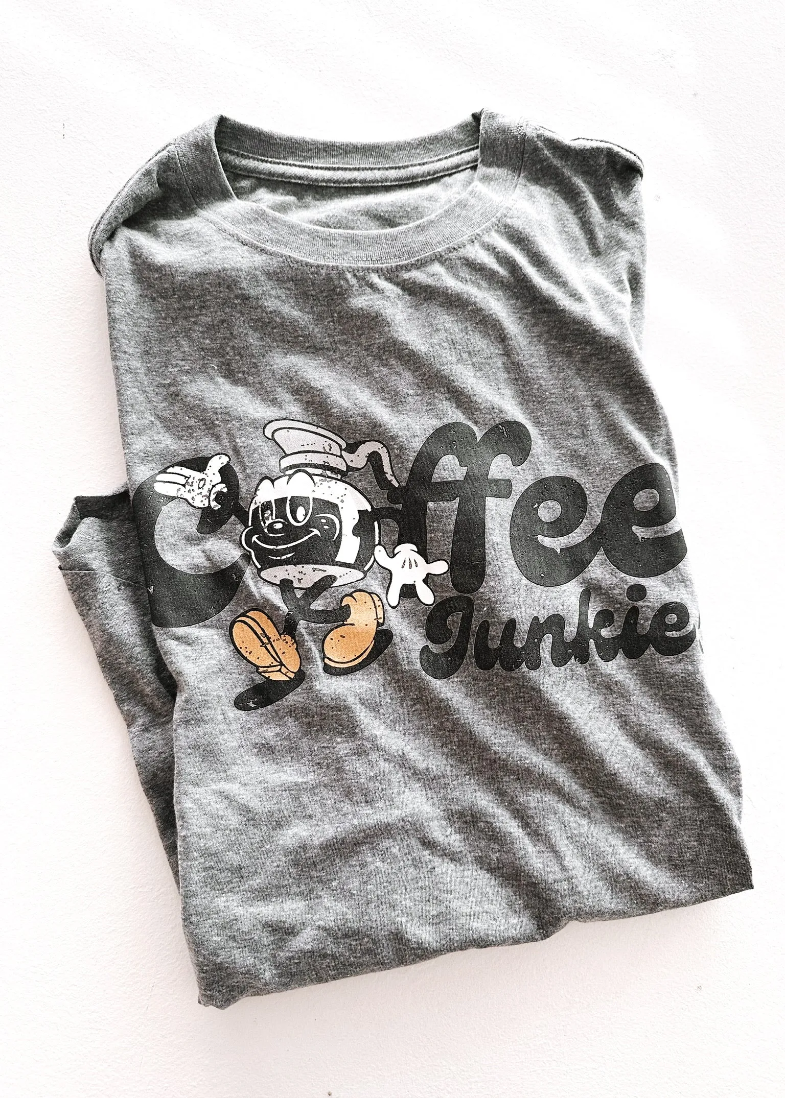 COFFEE JUNKIE SIDE SLIT TEE