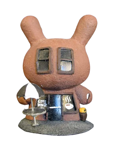 Coffee Shop Original Dunny Town Art Toy by Task One