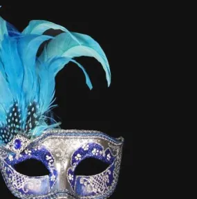 Colombina Can Can Silver Blue