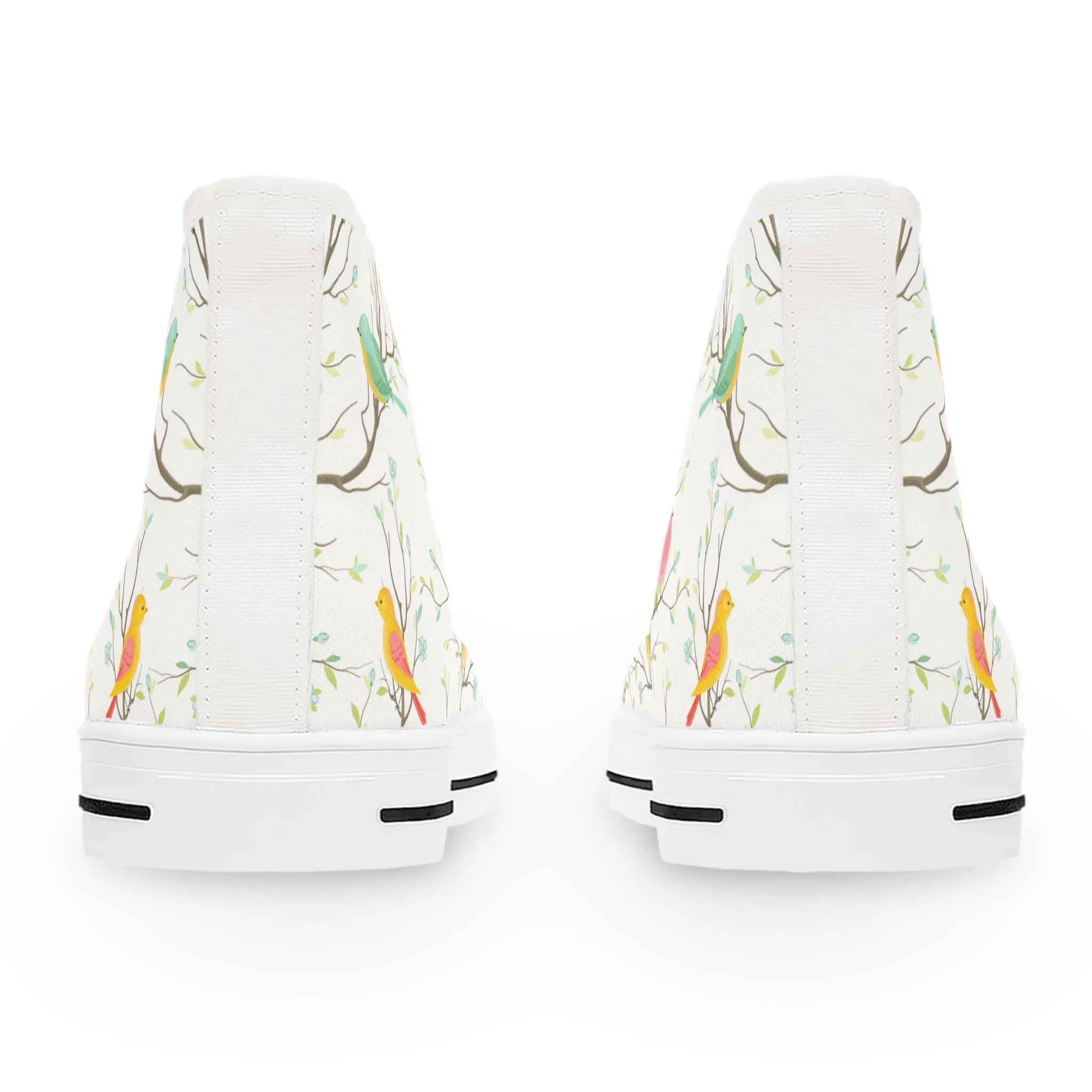 Colorful Birds Women's High Top Sneakers