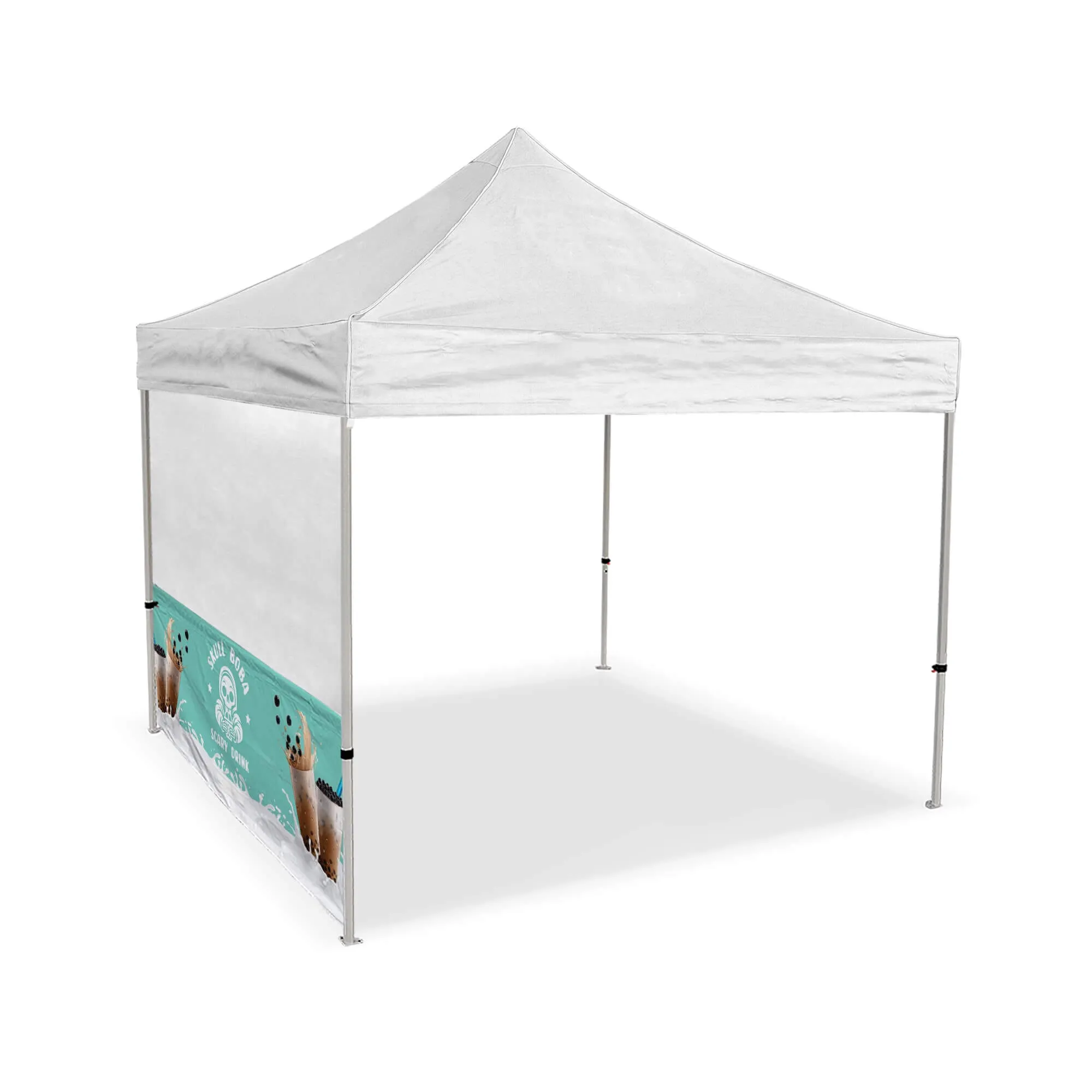 Custom Food Concession Half Side Wall w/ Mesh Uppers