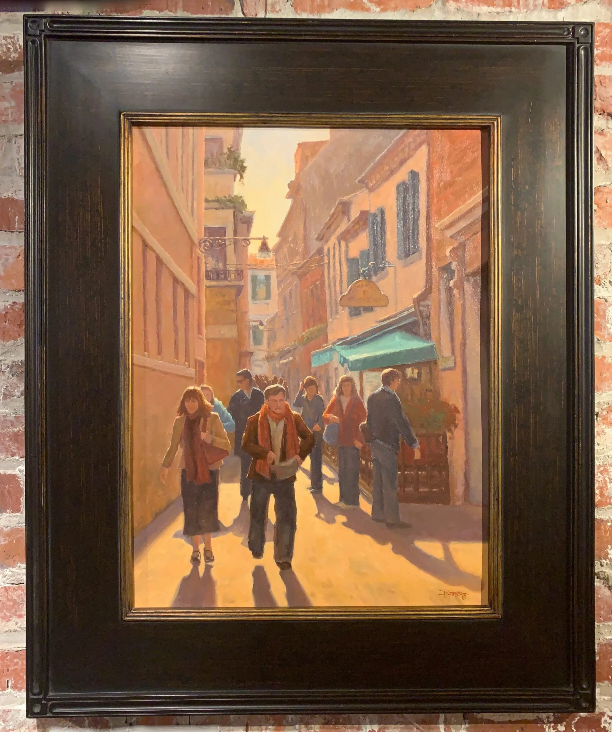 Debra Joy Groesser, Artist Original Work, "Morning Rhythm" Oil on Linen, Framed