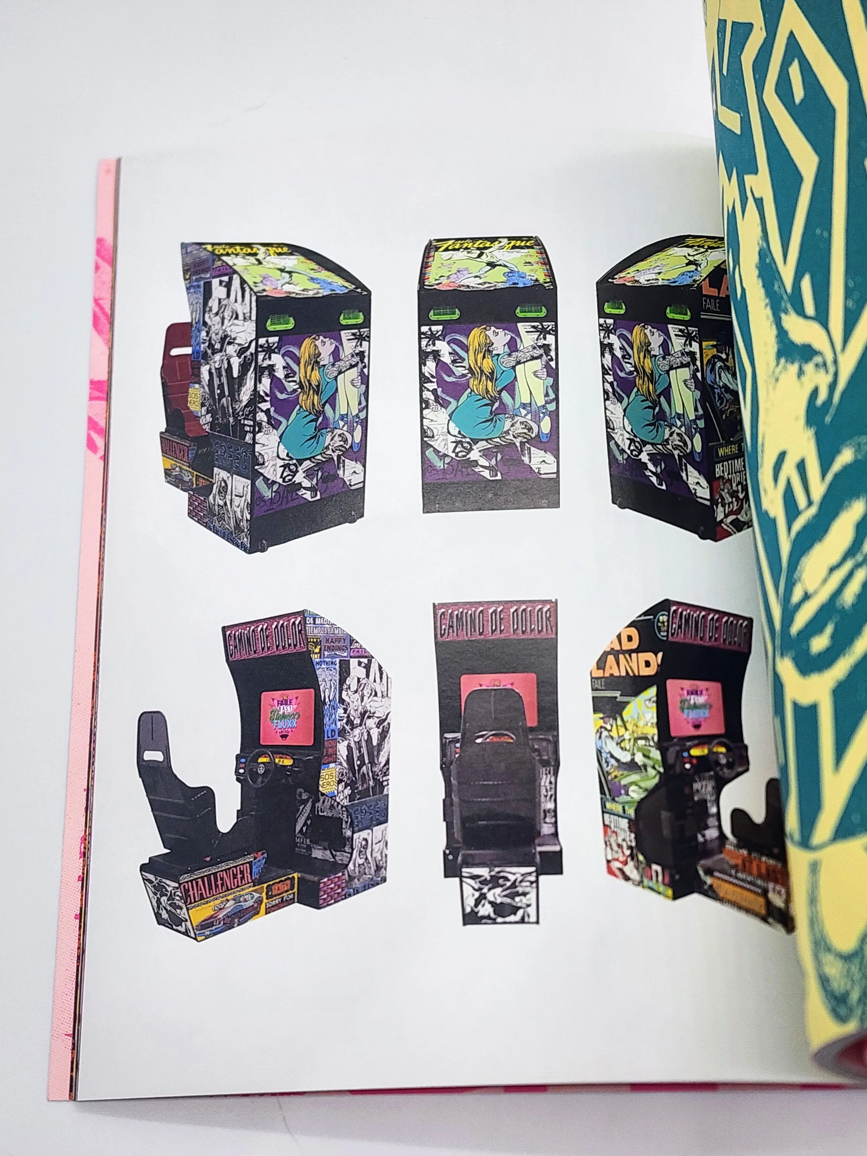 Deluxx Fluxx Arcade Book Television Cover by Faile x Bast- Michael Polimeni