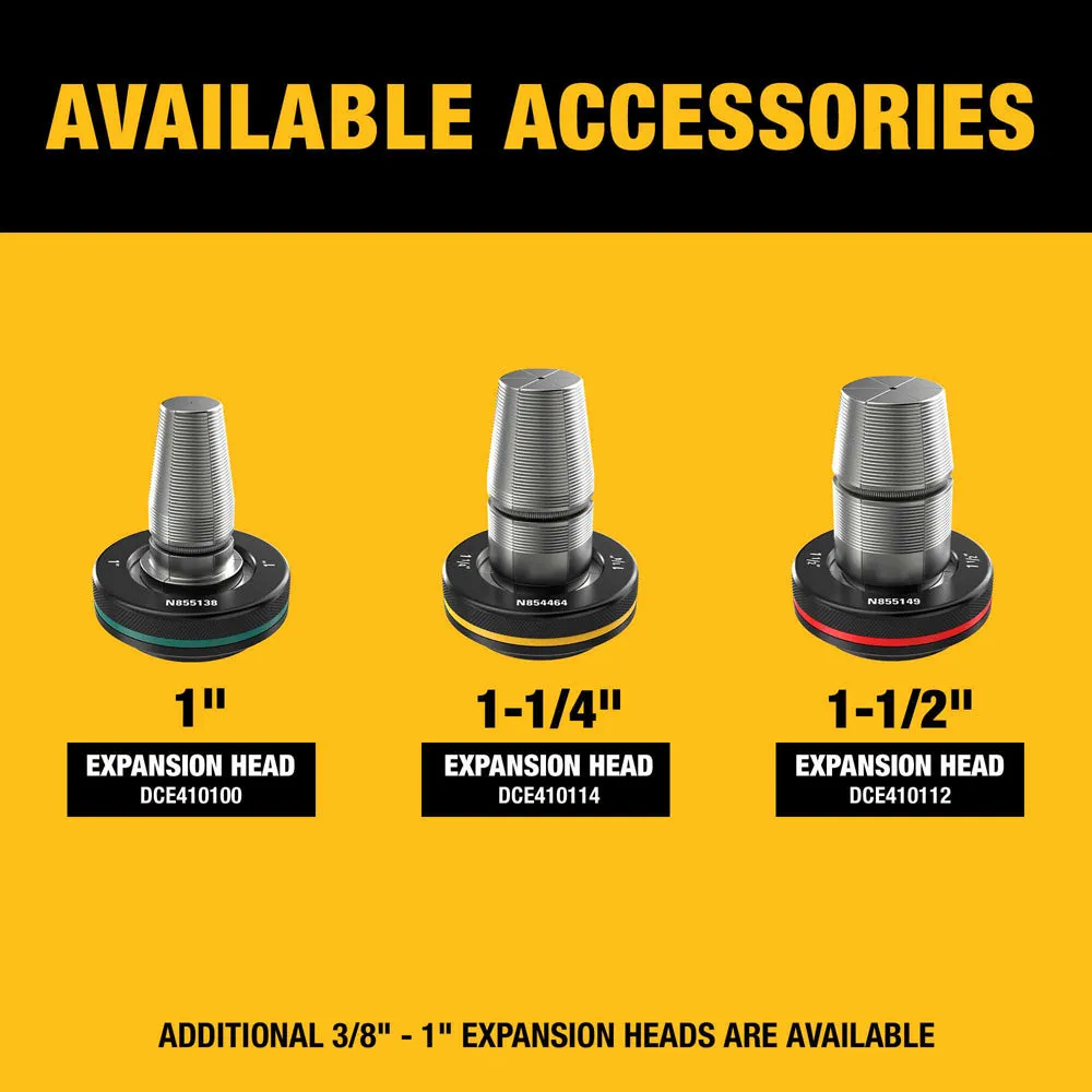 DeWalt DCE410P1 20V MAX* XR 1-1/2" PEX Expander Kit