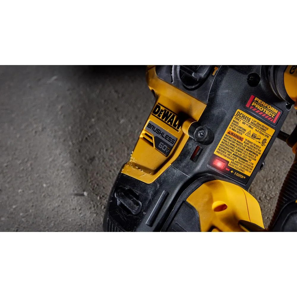 DeWalt DCH416X2 60V Max* 1-1/4" Brushless SDS Plus Rotary Hammer