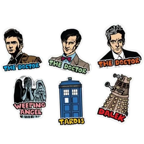 Doctor Who Sticker 6 Pack