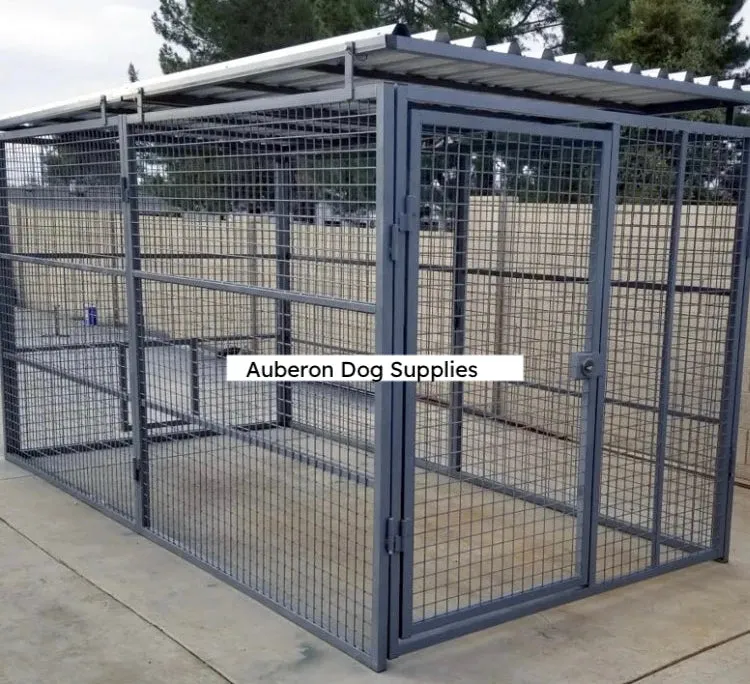 Dog Kennel Extension Run to match MAIN UNIT Open Mesh Wire   Indestructible safe secure Yard Enclosure Shelter w/Roof ‘Seriously Strong’ ESL85 yrs