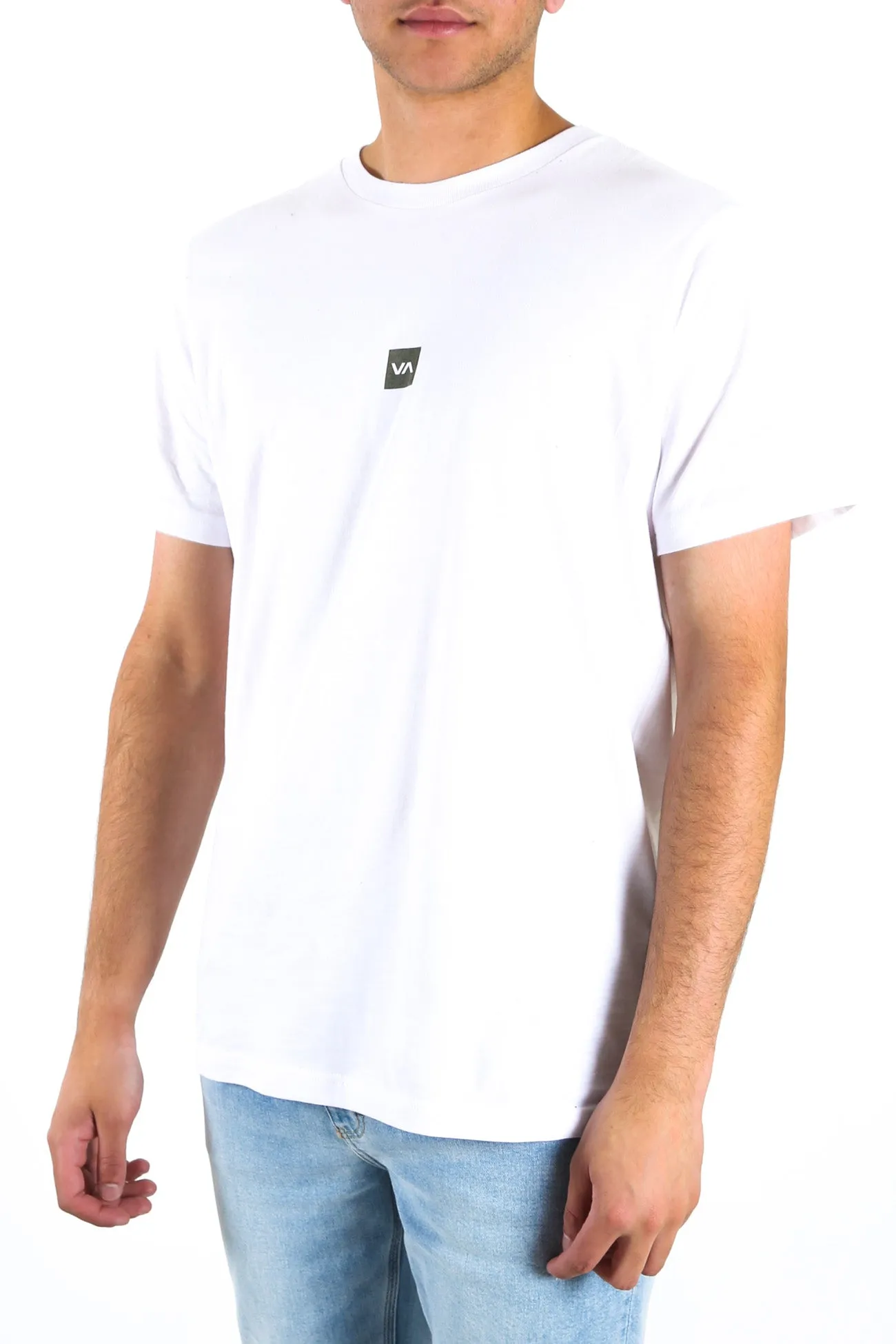 Down The Spine Short Sleeve Tee White